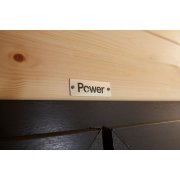 18x14 Power Pent Log Cabin | Scandinavian Timber